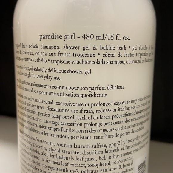 NEW Philosophy Paradise Girl 16 oz shower gel - Picture 4 of 5